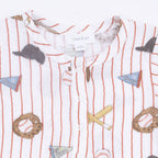 Vintage Baseball Stripe - Henley Shortall