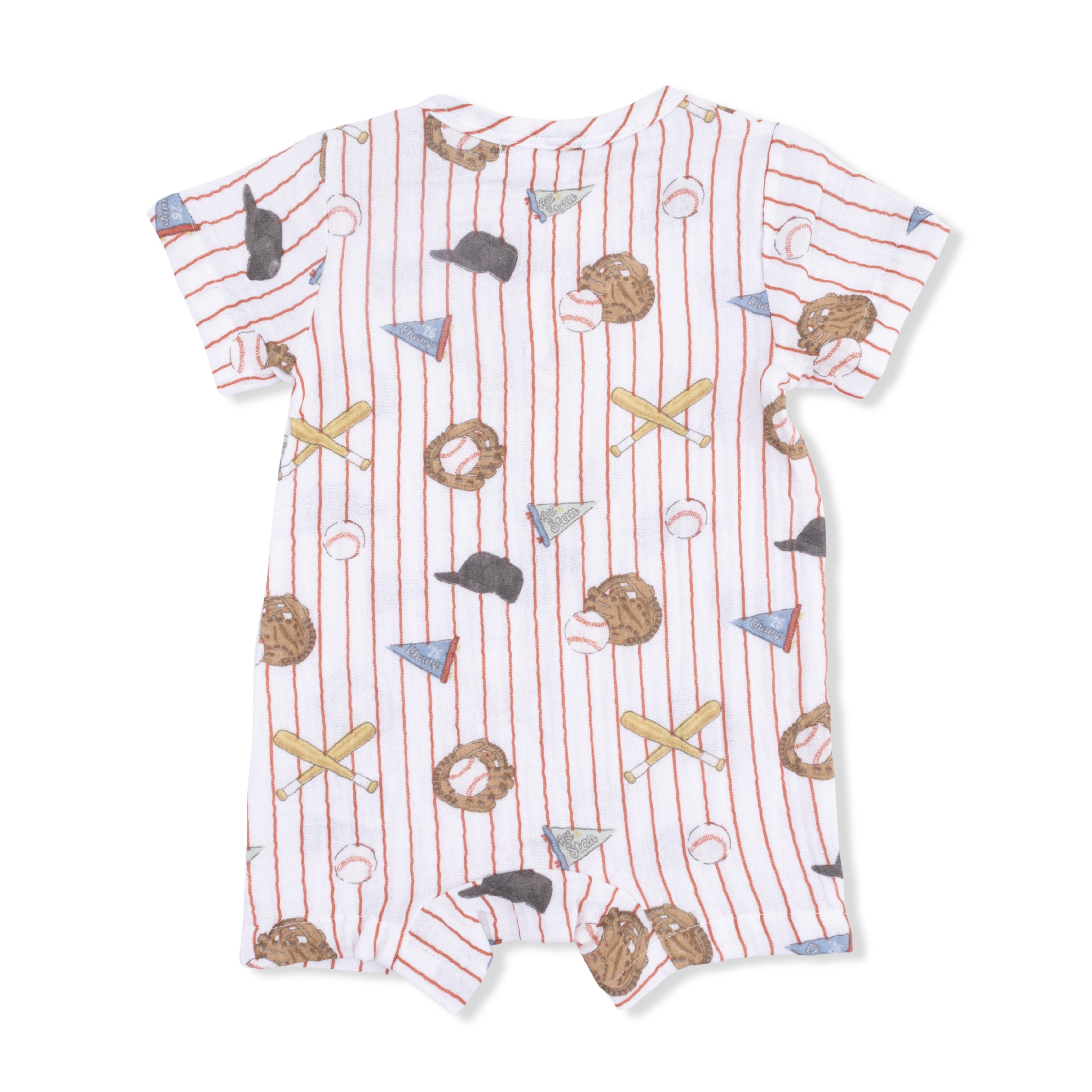 Vintage Baseball Stripe - Henley Shortall