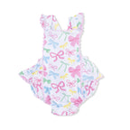 Sweet Bows - Ric Rac Ruffle Sunsuit
