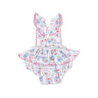 Julep's Floral Patchwork - Ric Rac Ruffle Sunsuit