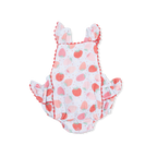 Strawberry Bliss - Ric Rac Ruffle Sunsuit
