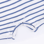 Navy Stripe - Henley Shortie Romper
