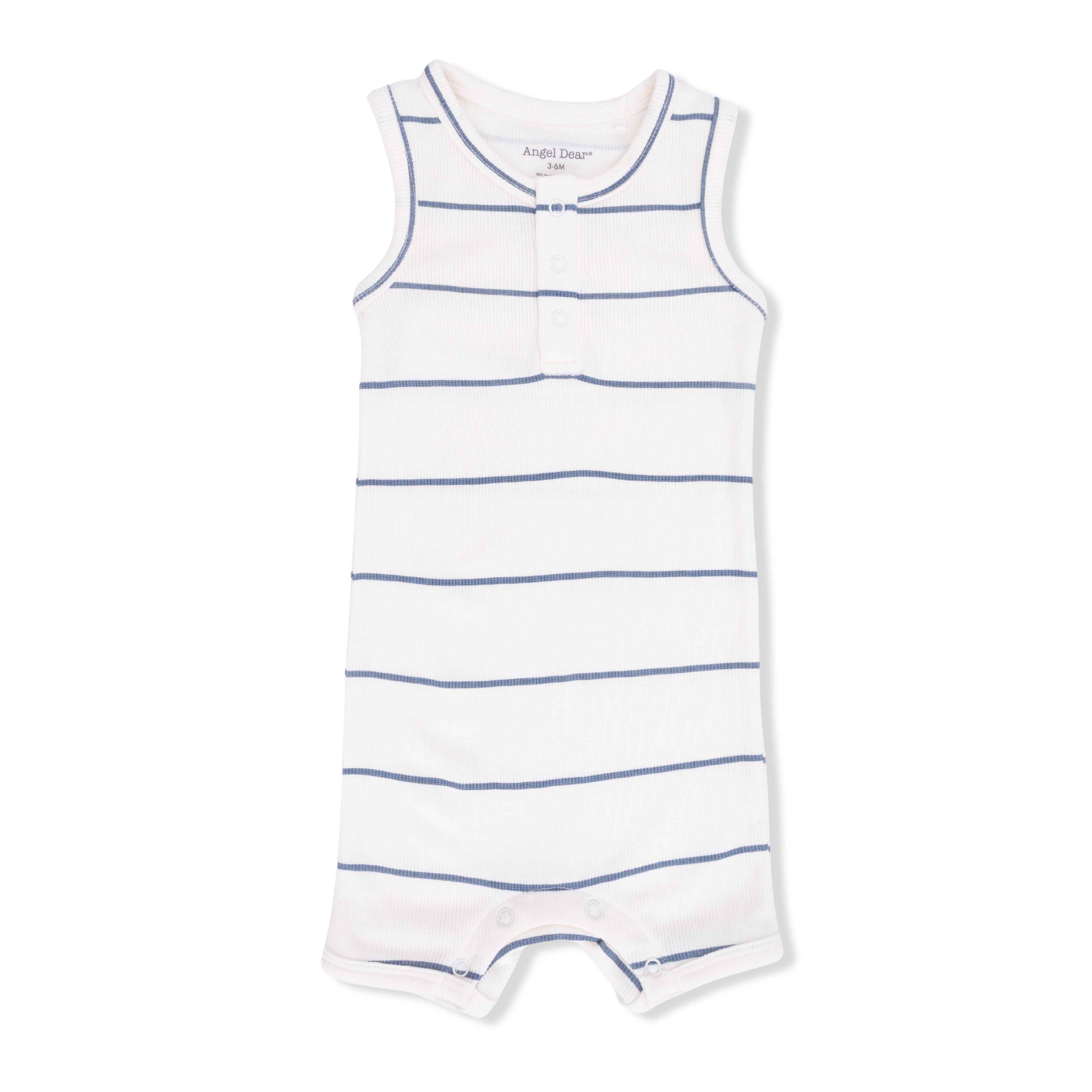 Vintage Stripe - Henley Shortie Romper
