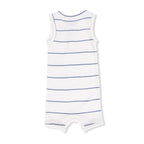 Vintage Stripe - Henley Shortie Romper