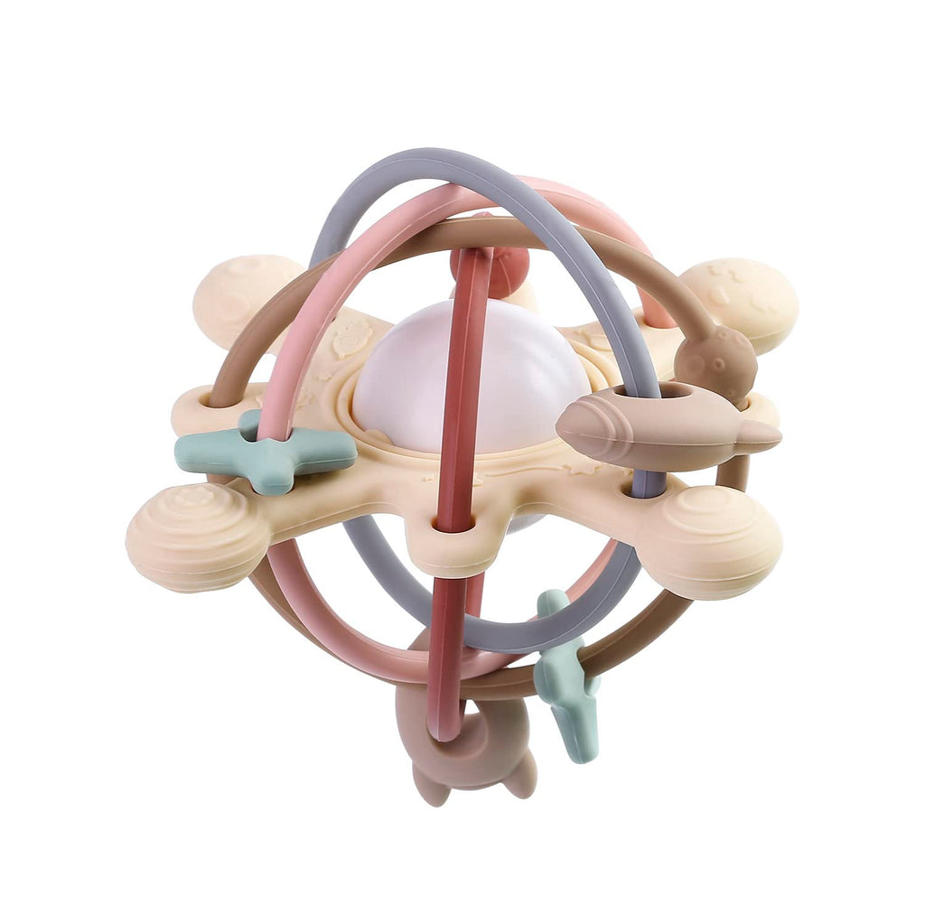 Silicone Baby Teether Rattle Ball