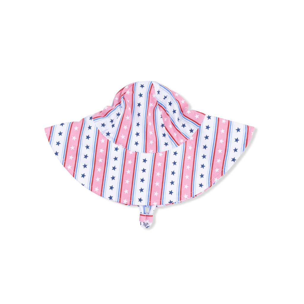 Stars and Stripes - Wide Brim Sun Hat