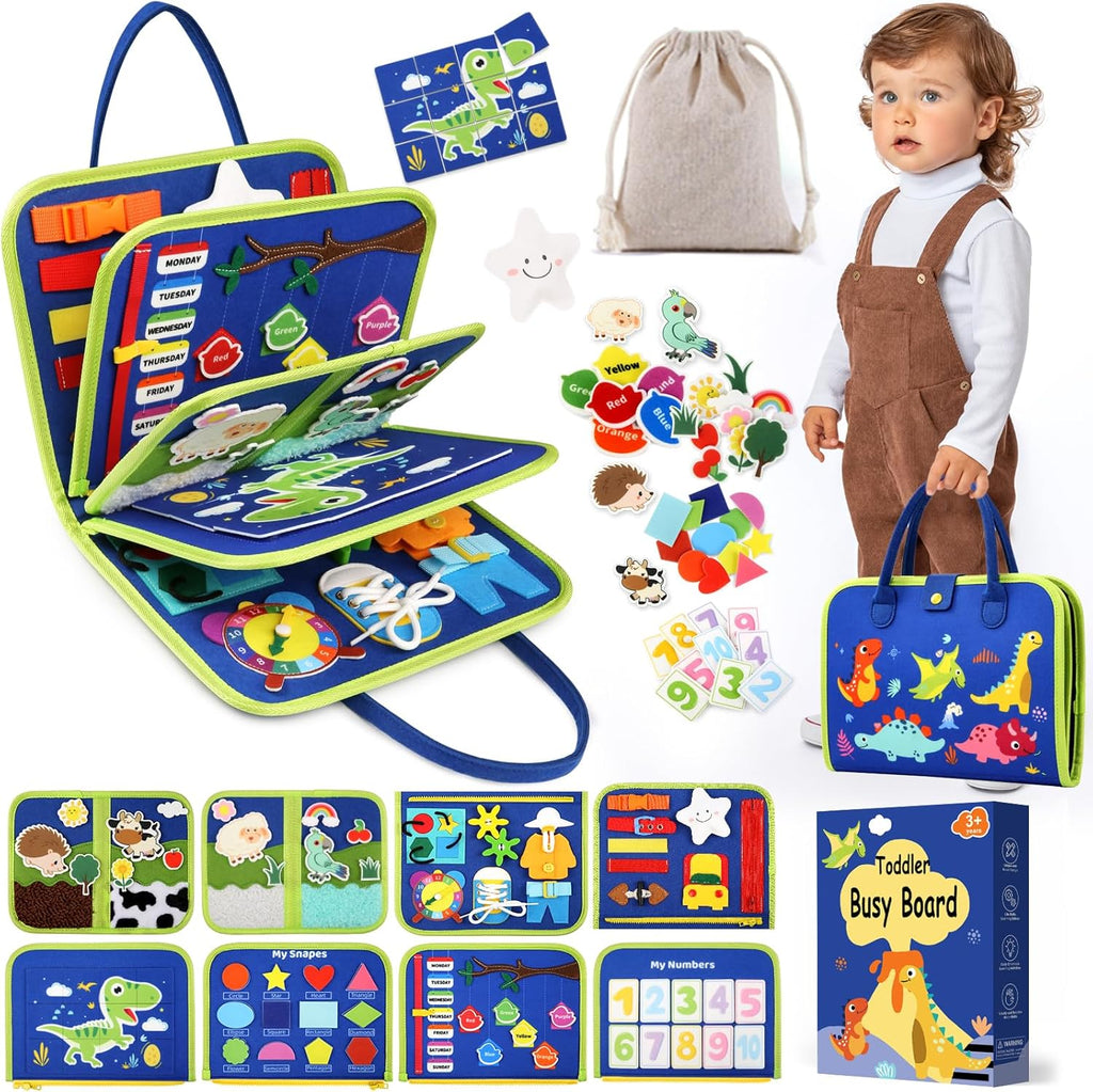 Toddler Sensory Busy Board