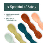 Self-Feeding Silicone Spoons