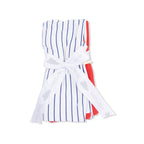 Baseball Stripe - 2 Ply Blanket with Binding