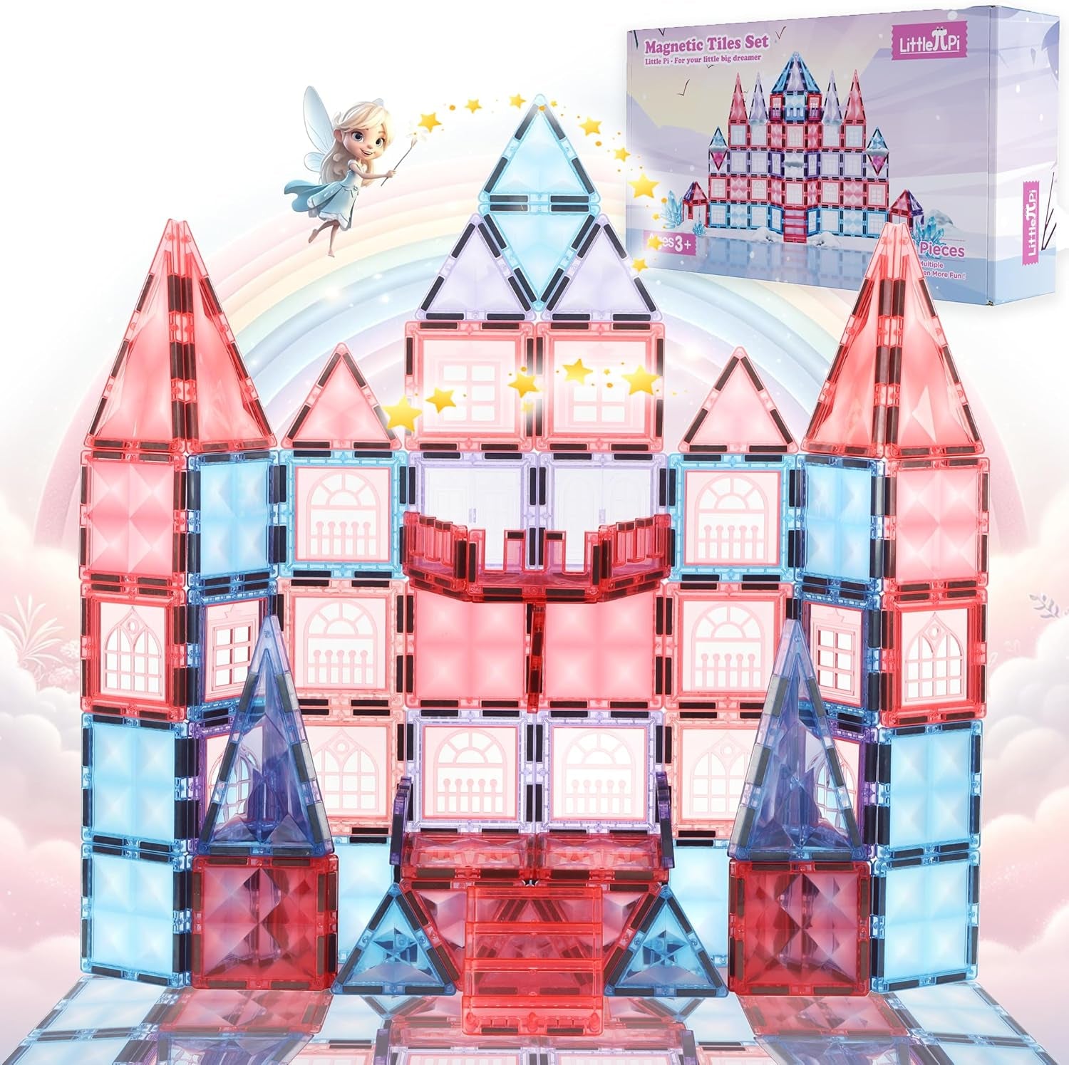 Princess Castle Magnetic Tile Set