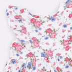 Cabbage Roses - Ruffle Sleeve Dress and Bloomer