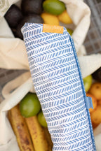 Baby Shopping Cart Hammock | Blue Little Arrow Design