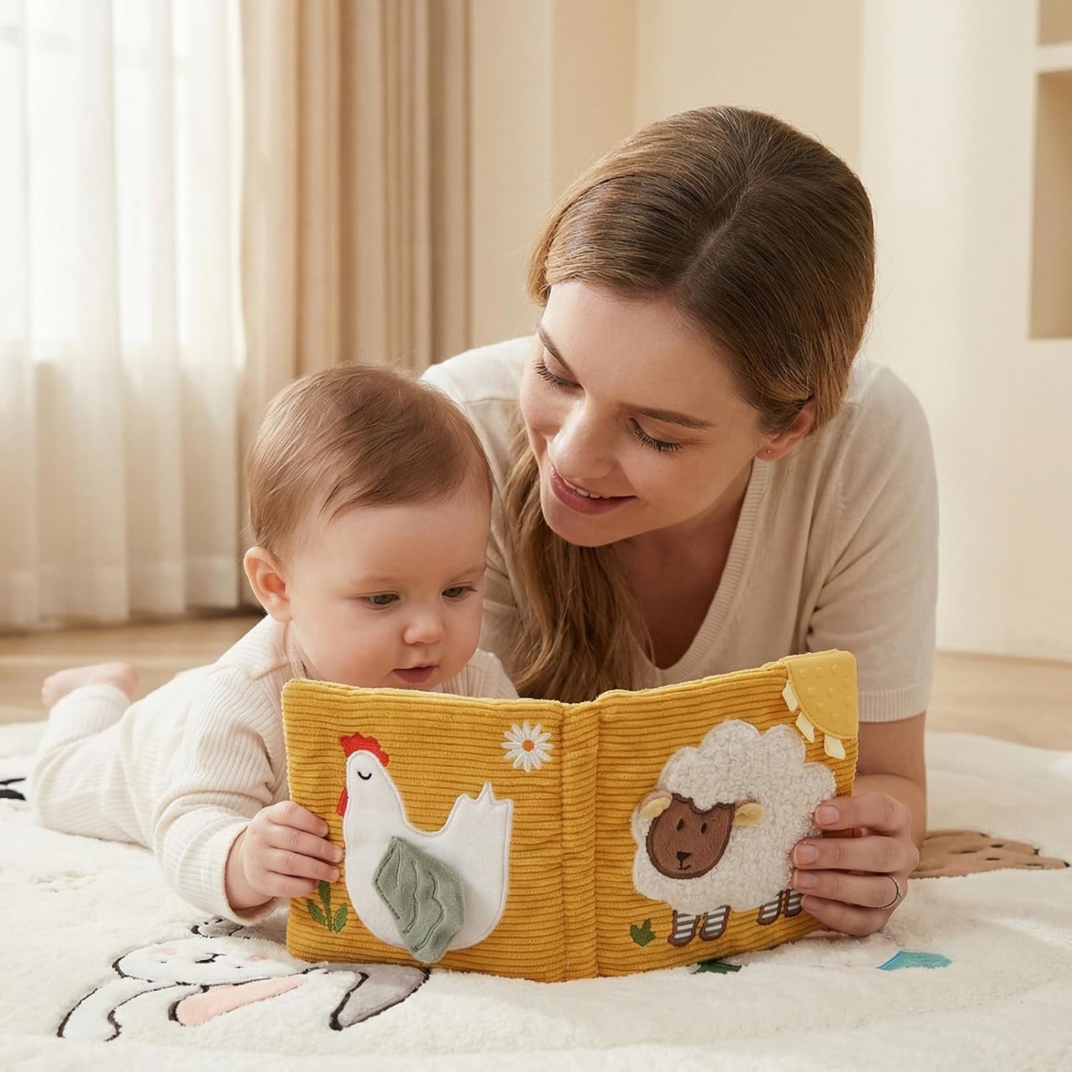 Soft Baby Sensory Book