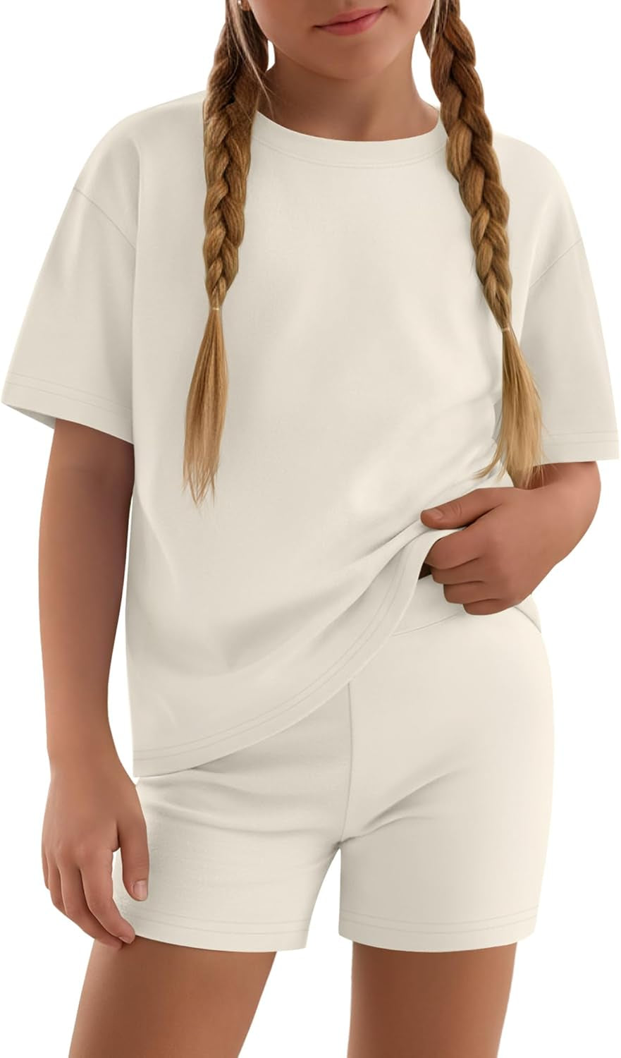 Girls Summer T-Shirt & Shorts Set
