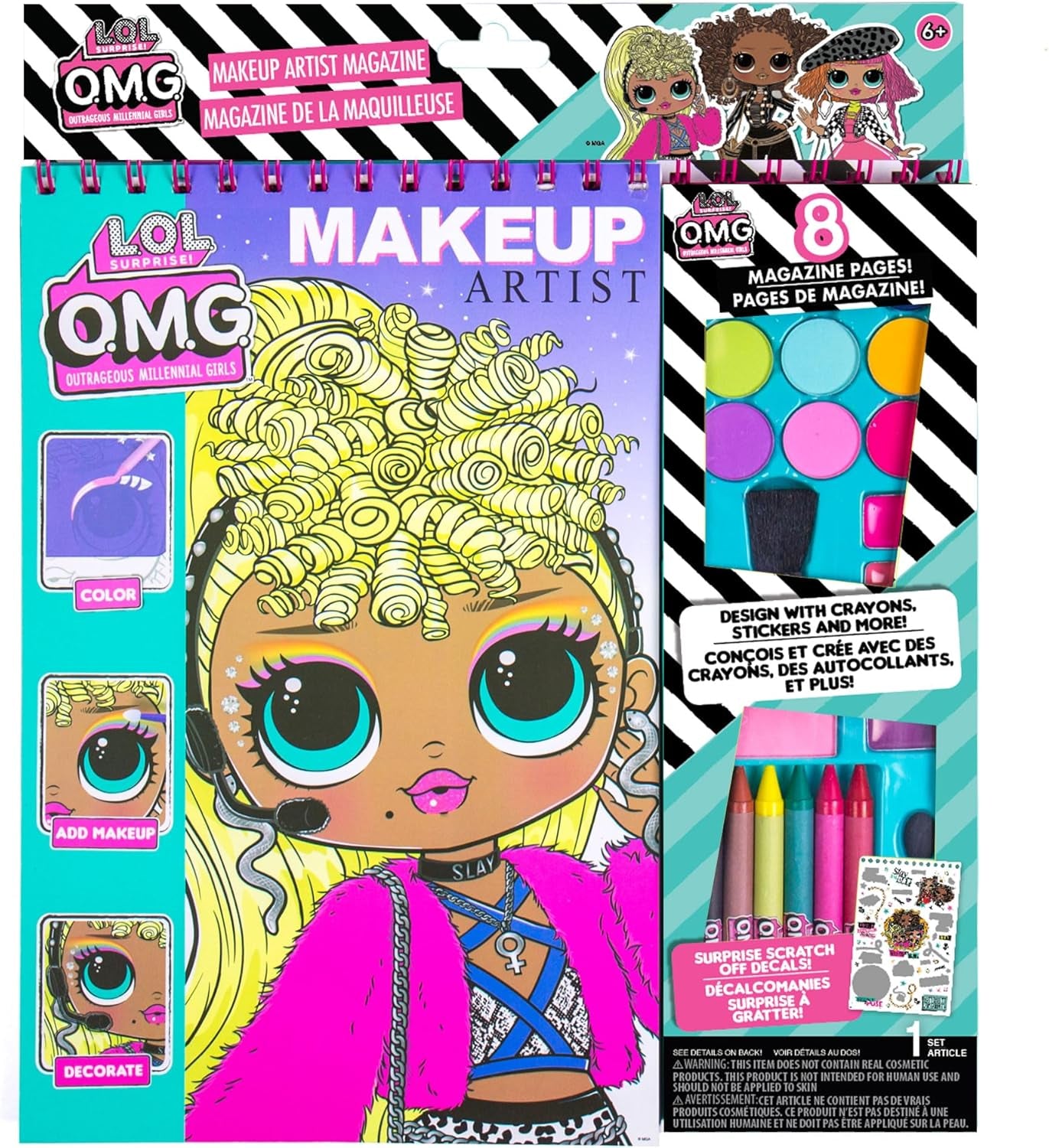 Hair & Makeup Activity Magazine