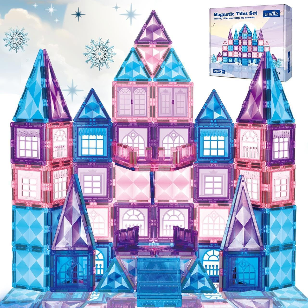 Princess Castle Magnetic Tile Set