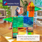 100-Piece Magnetic Building Tile Set
