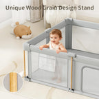 Foldable Baby Playpen with Mat