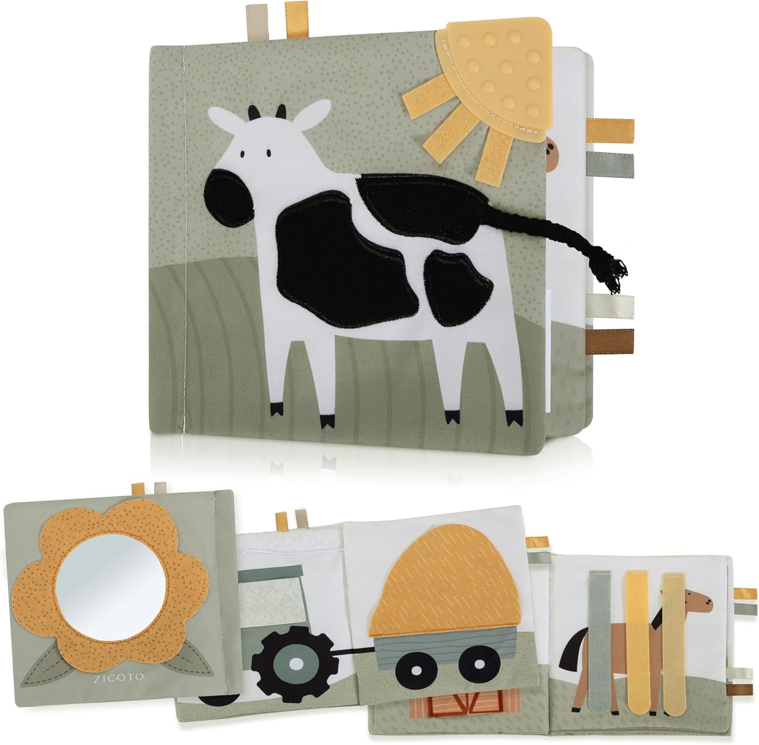 Soft Baby Sensory Book