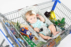 Baby Shopping Cart Hammock | Gray/Aqua